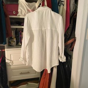 White button down